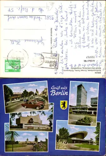 723717 Mehrbild AK Berlin Kurfürstendamm Europa Center Philharmonie