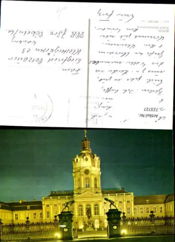 723727 Berlin Schloss Charlottenburg bei Nacht