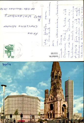 723730 Berlin Alte u. Neue Kaiser-Wilhelm-Gedächtniskirche
