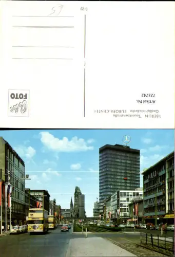 723742 Berlin Tauentzienstraße Gedächtniskirche Europa-Center