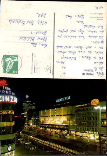 723744 Berlin Kurfürstendamm b. Nacht