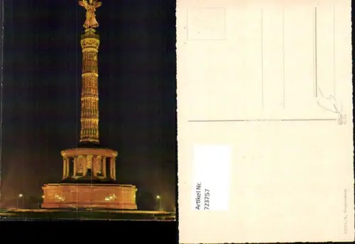 723757 Berlin Siegessäule b. Nacht