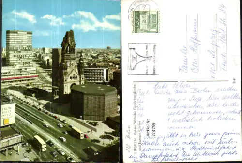 723759 Berlin Kaiser-Wilhelm-Gedächtniskirche u. Europa-Center