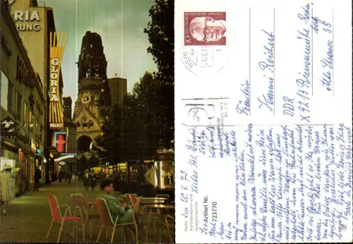 723770 Berlin Kurfürstendamm u. Gedächtniskirche