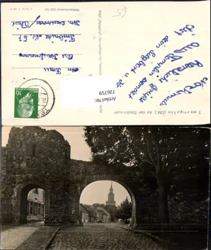 726759 Templin An der Stadtmauer Templin LK Uckermark