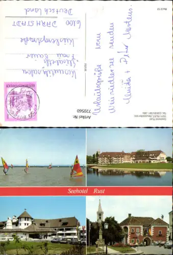 720560 Mehrbild AK Rust Neusiedlersee Seehotel Rust Windsurfen Rathaus