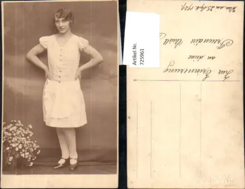 725961 Foto-AK Wien 1929 Frau Kleid Mode Atelier Weitzmann