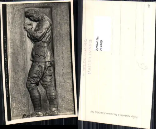 717400 Kriegerdenkmal Maria Waldrast Tirol Soldat Beten Krieg Militär