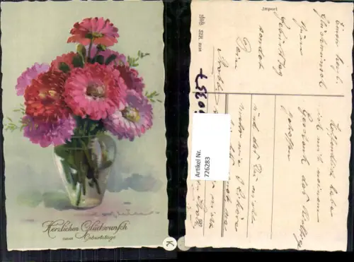 726283 Vase mit Blumen Geburtstag