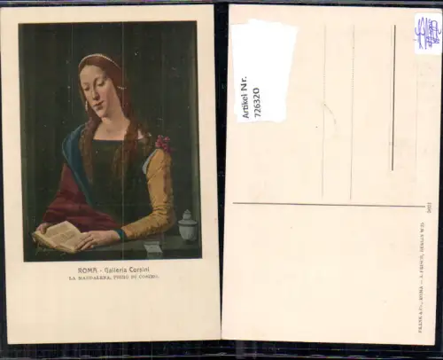 726320 Künstler AK Piero di Cosimo La Maddalena Lesen Religion