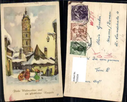 725034 Weihnachten Stein a. d. Donau Engel Kirche