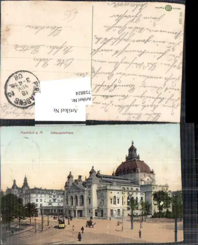 718824 Frankfurt am Main Theater Schauspielhaus Feldpost Landau Pirmasens