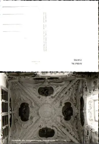 718706 Foto AK Straßburg Strassburg i. Kärnten Stuckdecke i. d. Schlosskapelle Detailansicht