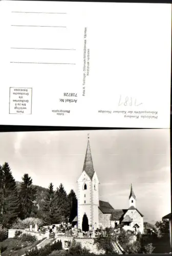718728 Foto AK Karnburg Maria Saal Pfalzkirche Krönungsstätte d. Kärntner Herzöge Friedhof