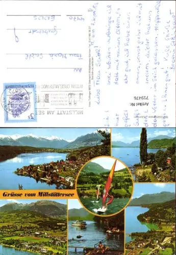 719476 Mehrbild AK Millstättersee Millstatt a. See Windsurfen