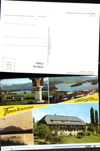 719601 Mehrbild AK Faakersee Drobollach a. Faakersee Bildstock