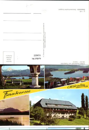 719602 Mehrbild AK Faakersee Drobollach a. Faakersee Bildstock