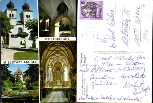 719627 Millstatt a. See Stiftskirche Kirche Altar Inneres Park