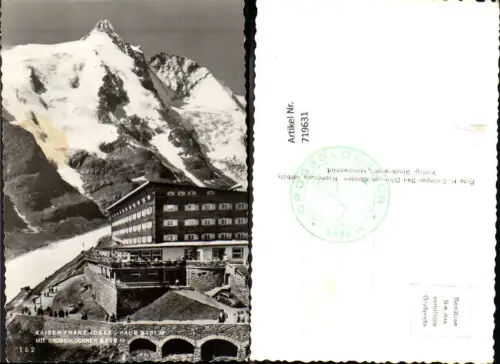 719631 Foto AK Heiligenblut Kaiser Franz-Josef-Haus mit Großglockner VW Käfer