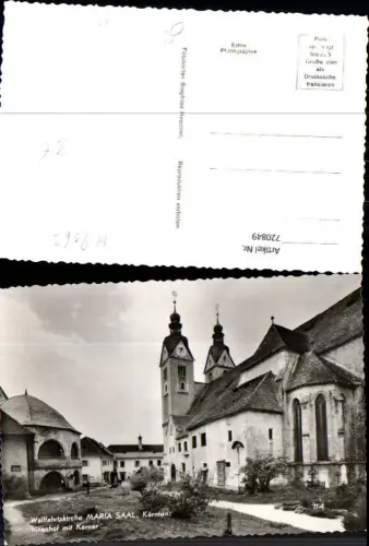 720849 Foto AK Maria Saal Wallfahrtskirche Innenhof m. Karner