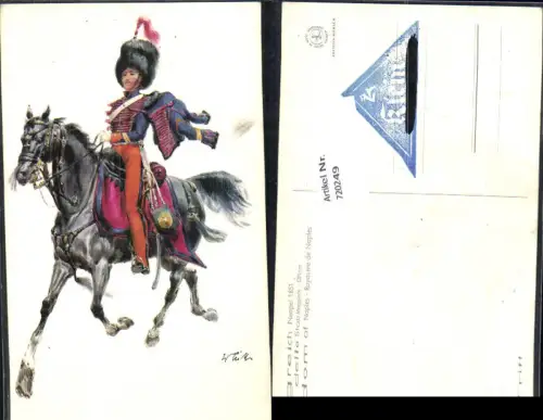 720249 Künstler AK W. Tritt Königreich Neapel Naples Stato Maggiore Offizier