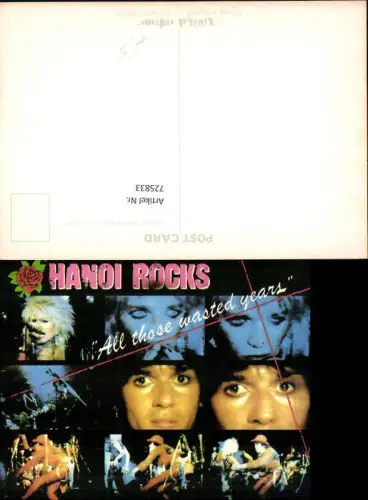 725833 Musik Hanoi Rocks All those wasted years
