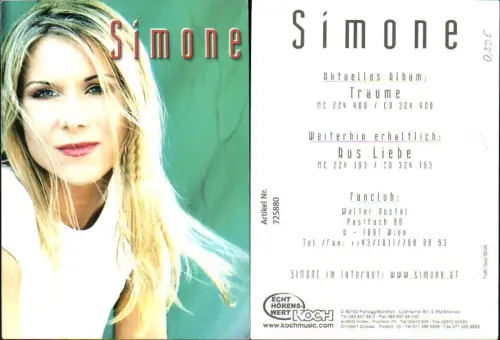 725880 Musik Simone Träume Aus Liebe Fanclub