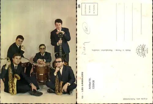 725938 Musik Les Gamblers Saxophon Gitarre Schlagzeug