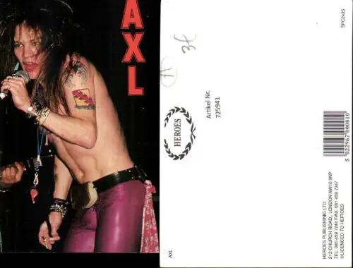 725941 Musik Axl Guns N Roses