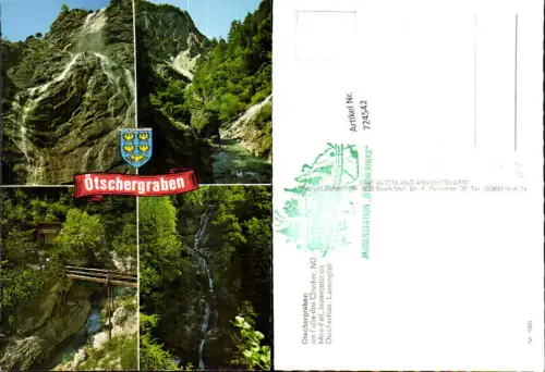 724542 Mehrbild AK Mitterbach a. Erlaufsee Ötschergräben Mirafall Jausenstation Ötscherhias Lassingfall