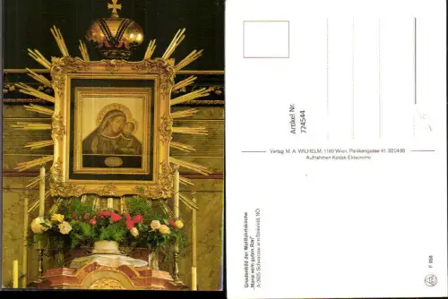 724544 Gnadenbild d. Wallfahrtskirche Maria vom guten Rat Schwarzau a. Steinfeld