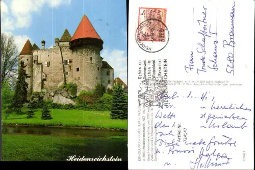 724547 Heidenreichstein Burg Heidenreichstein Wasserburg
