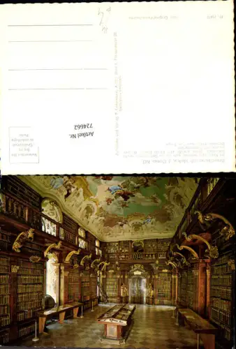 724662 Melk Benediktinerstift Bibliothek Bezirk Krems-Land