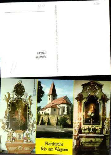 724665 Fels am Wagram Pfarrkirche Marktgemeinde Fels am Wagram Bez. Tulln