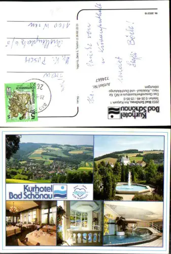 724667 Bad Schönau Kurhotel Bez. Wiener Neustadt-Land