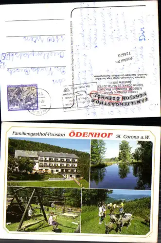 724670 St. Corona am Wechsel Gasthaus Ödenhof Bez. Neunkirchen