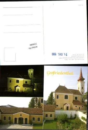 724680 Großriedenthal Pfarrkirche Jugendzentrum Großriedenthal Bez. Korneuburg