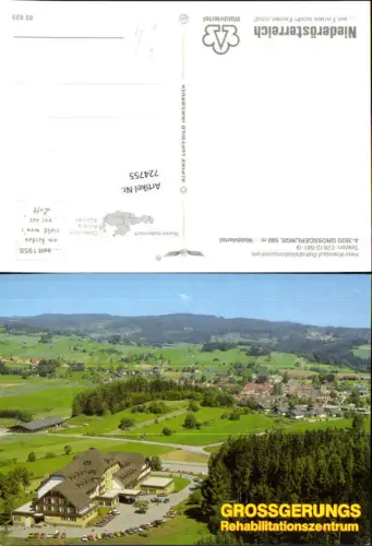 724755 GROSSGERUNGS Herz-Kreislauf-Zentrum Groß Gerungs Bez. Zwettl