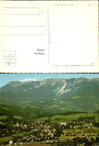 724765 Payerbach Sommerfrische Payerbach Bez. Neunkirchen