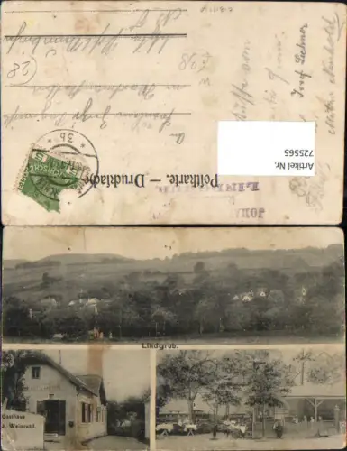 725565 tolle AK Lindgrub b. Natschbach Loipersbach Neunkirchen Gasthaus Weinzettl