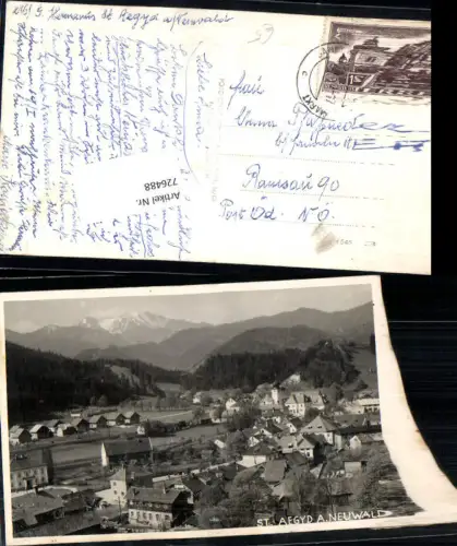 726488 St. Aegyd am Neuwald Kirchturm Bez. Lilienfeld