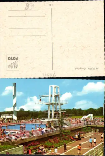 724272 Essen Grugabad Freibad Bad Sprungturm