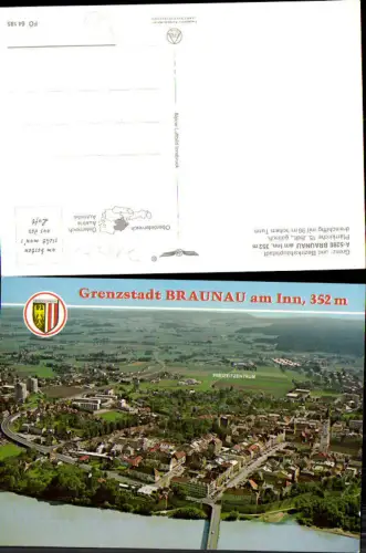 719754 Braunau am Inn Fliegeraufnahme pub Alpine Luftbild