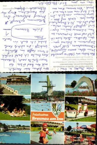 719758 Braunau am Inn Freibad Freizeitzentrum Sprungturm Turm