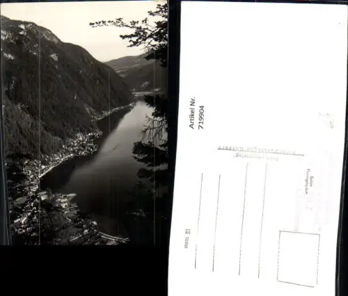 719904 Foto AK Tiefblick auf Hallstatt