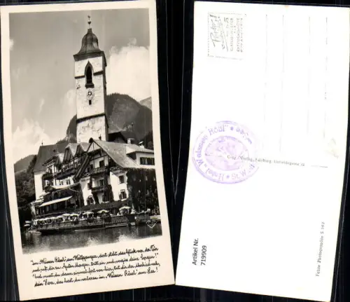 719909 Foto AK St Wolfgang im Salzkammergut Weisses Rössl