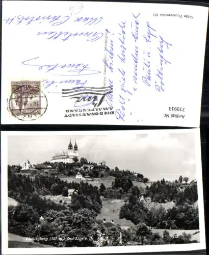 719913 Foto AK Linz Pöstlingberg Wallfahrtskirche