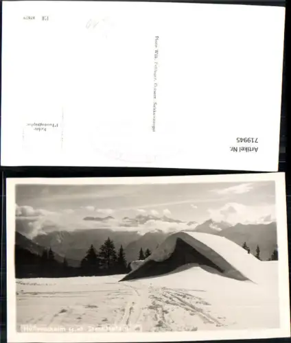 719945 Foto AK Hütteneckalm g. d. Dachstein b. Bad Goisern und Bad Ischl pub Wilh. Fettinger