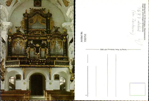 720753 Waldhausen Strudengau Orgel m. Stiftskirche