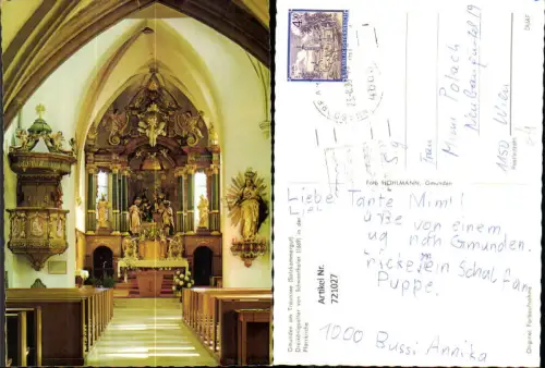 721027 Gmunden a. Traunsee Dreikönigsaltar i. d. Pfarrkirche Altar